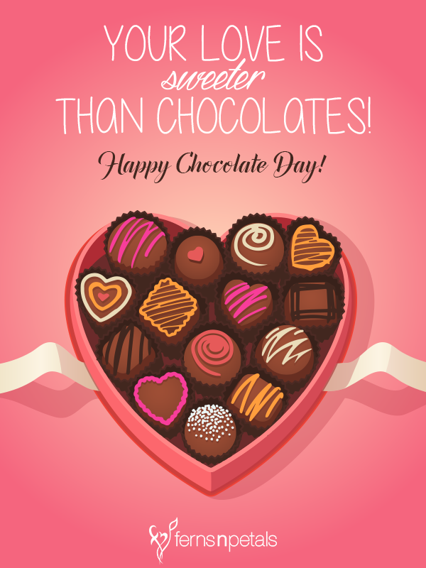 Happy Chocolate Day Quotes Chocolate Day Messages and Wishes Ferns